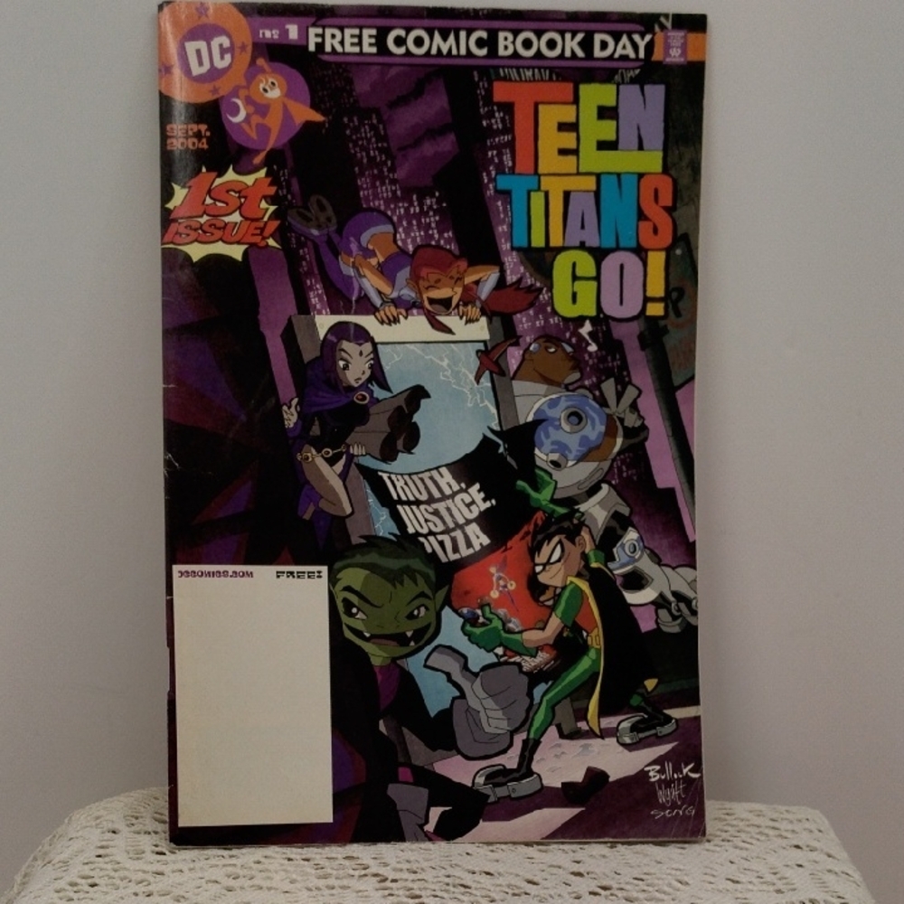 DC Comics Teen Titans Go! Colorful Comic Cover